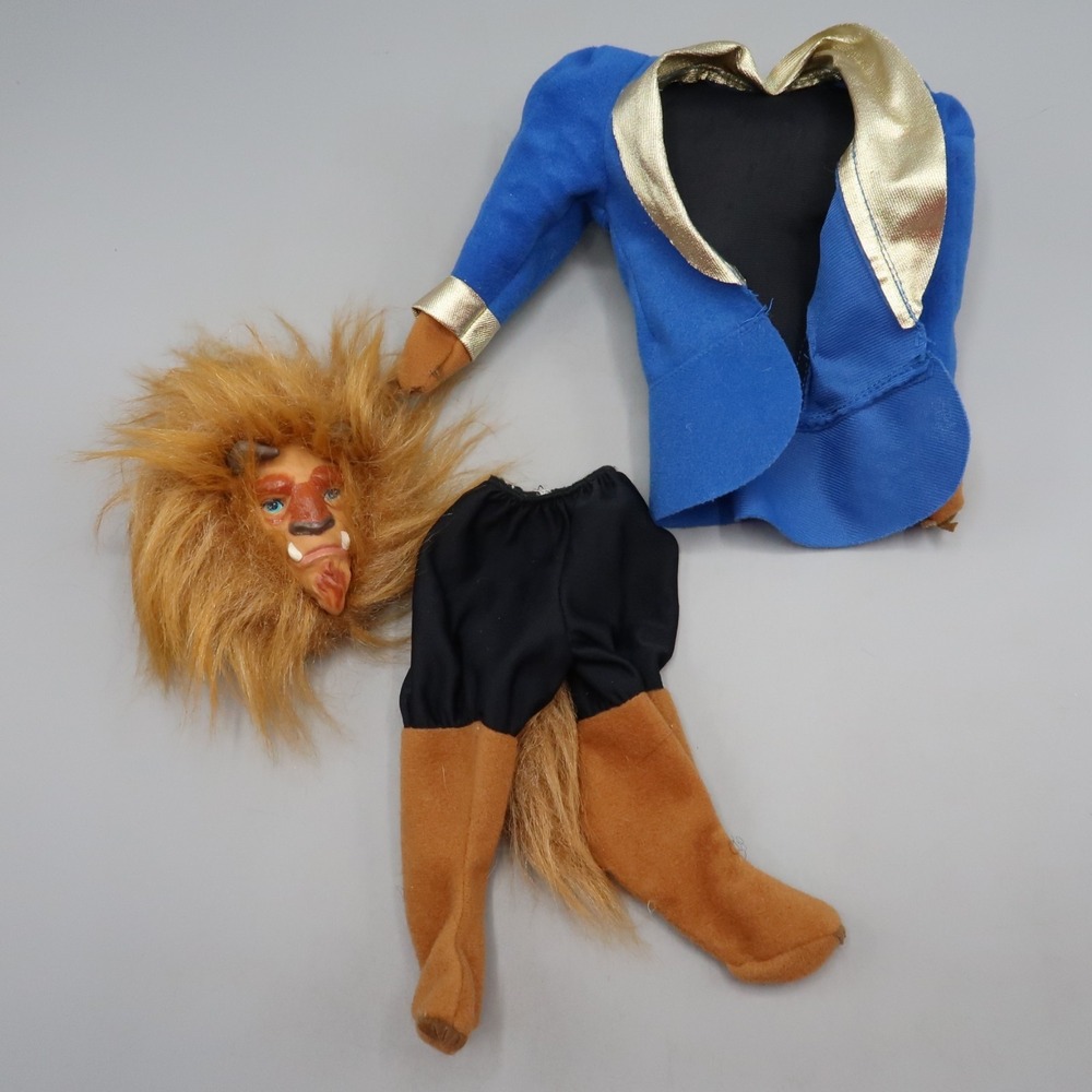 Disney 1991 Mattel Prince Beauty & The Beast & Outfit and Mask